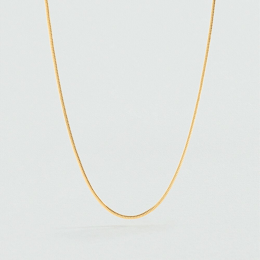 Short necklace LUCKY - Golden - Choker necklace  | Agatha