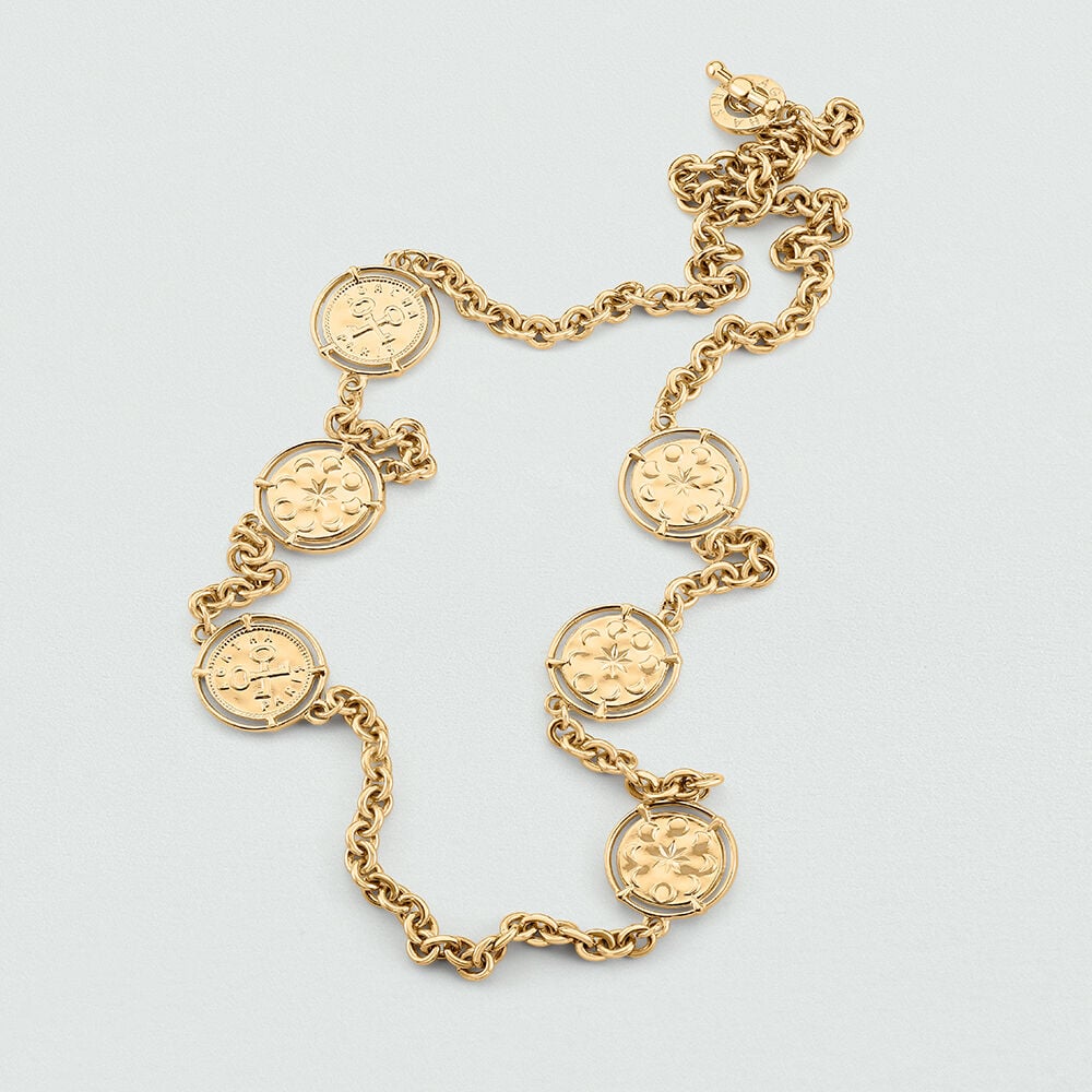 Long necklace SAINT HONORE - Golden - Jewellery  | Agatha