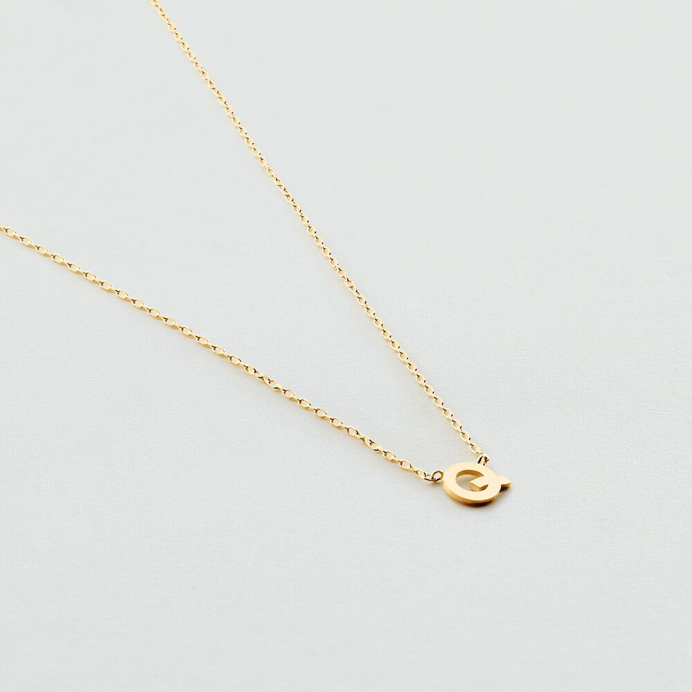 Choker necklace ABC - Golden - Choker necklace  | Agatha