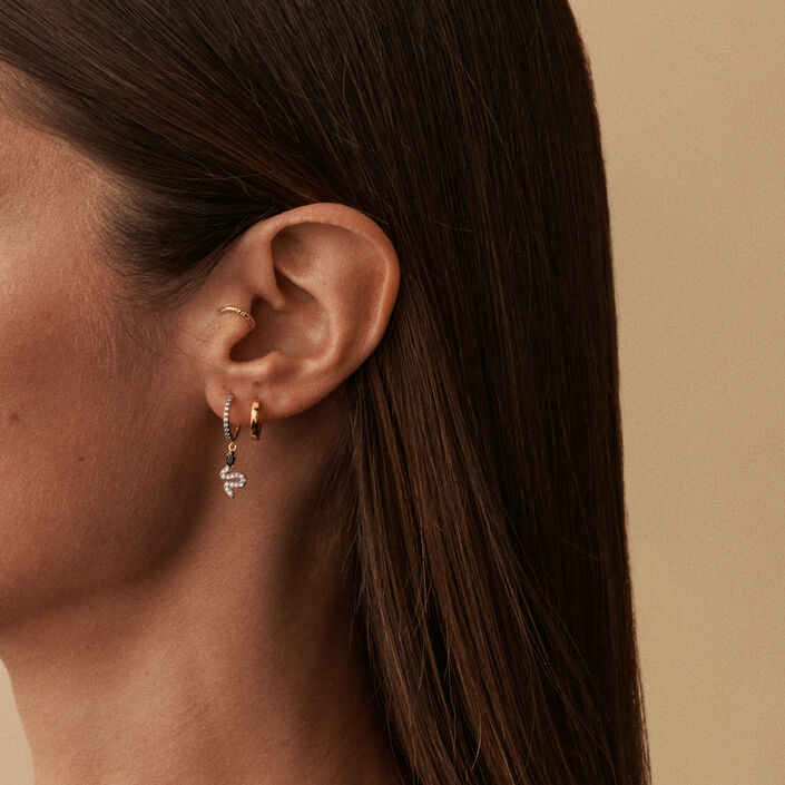 Hoop piercing CRIOLLA - Golden - All jewellery  | Agatha