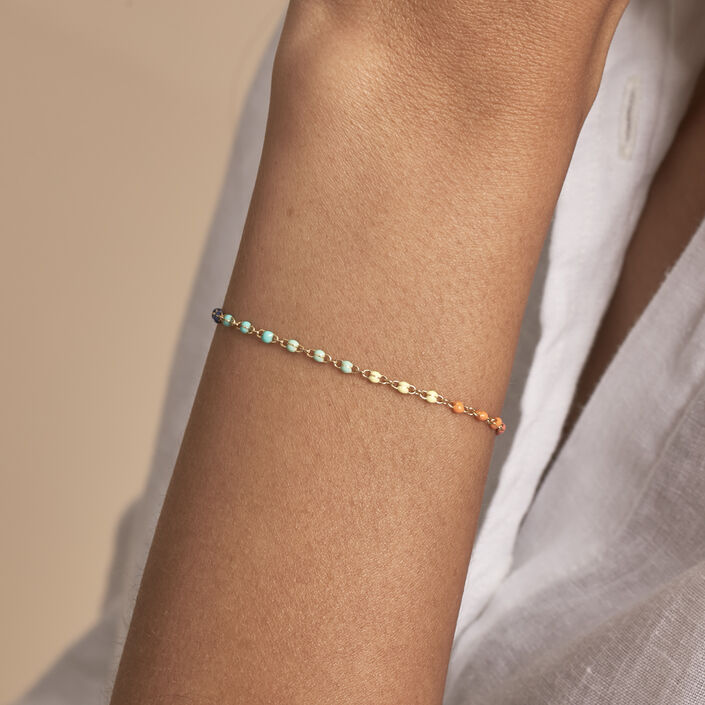 Link bracelet SMARTY - Multicolor / Gold - All bracelets  | Agatha