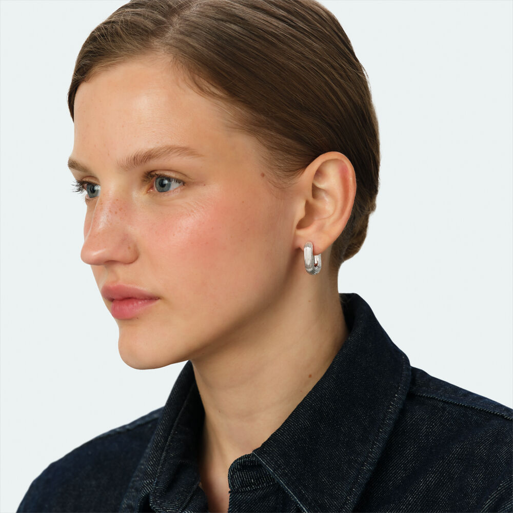 Hoops MABILLON - Silver - Earrings  | Agatha