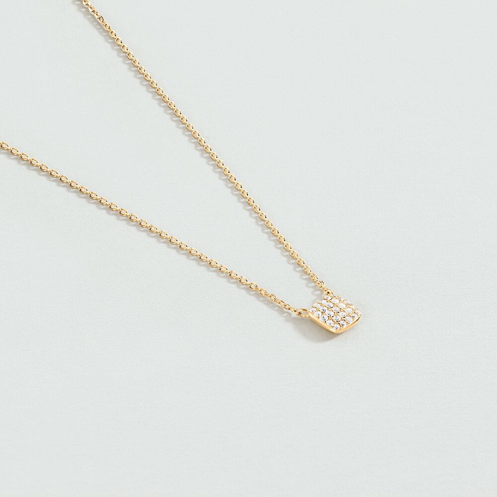 Choker necklace GLORIA - Crystal / Golden - Choker necklace  | Agatha