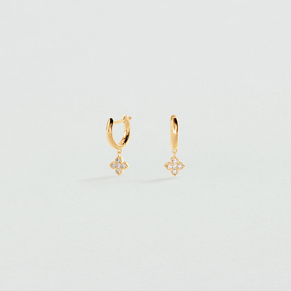 Hoops BELOVED - Crystal / Golden - Beloved  | Agatha