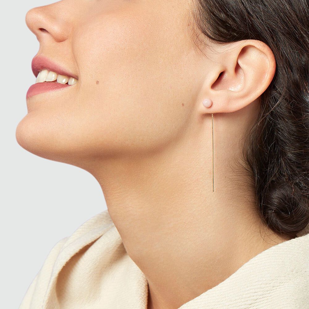 Piercing stud STONES - Pink / Gold - Outlet  | Agatha