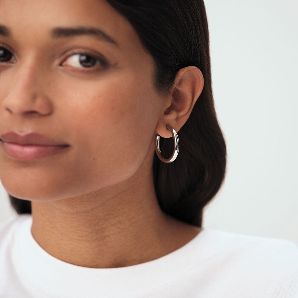 Hoops GIPSY - Silver - Earrings  | Agatha