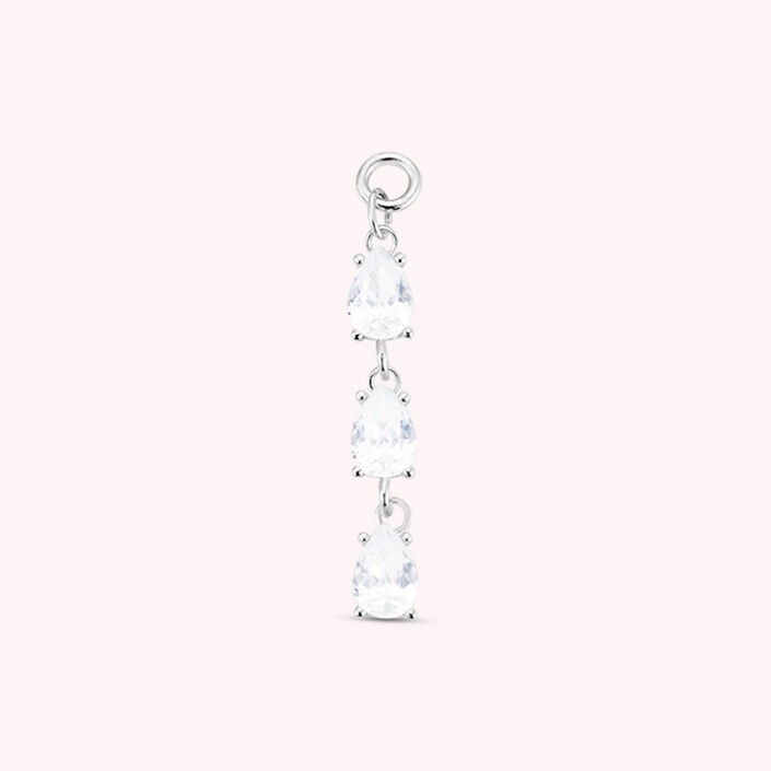 Piercing accessories GOUTTE - Crystal / Silver - All jewellery  | Agatha