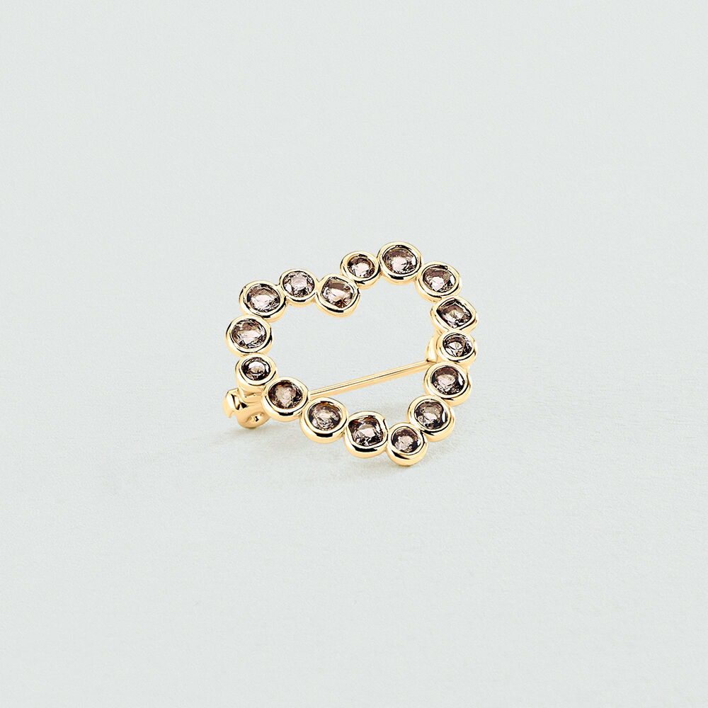 Brooch CANDY - Grey / Gold - Accessories  | Agatha Brooch CANDY - Grey / Gold - Accessories  | Agatha
