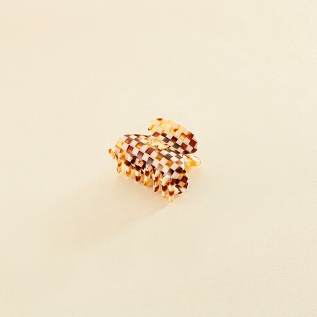 Hair accessory DAMIER - Beige - Accessories  | Agatha