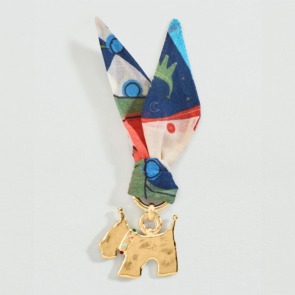Key ring PANGEA - Golden / Multicolor - Accessories  | Agatha