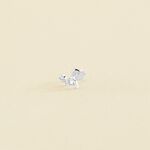 Piercing stud AMAS - Crystal / Silver - All jewellery  | Agatha
