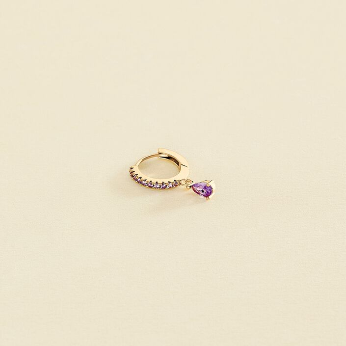 Hoop piercing RADIOSA - Lilac - All jewellery  | Agatha