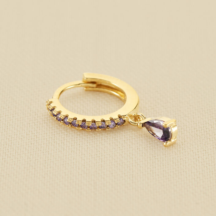 Hoop piercing RADIOSA - Lilac - All jewellery  | Agatha