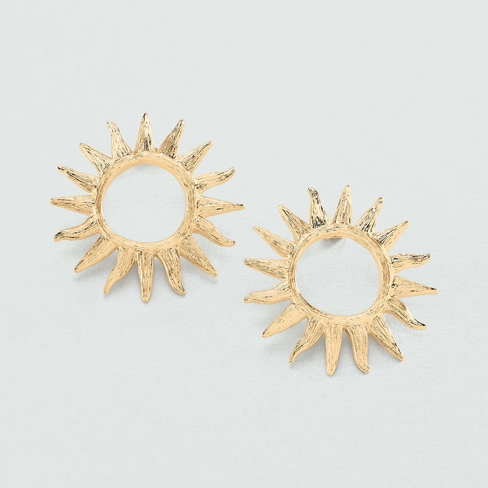 Long earrings ILIOS - Golden - Earrings  | Agatha