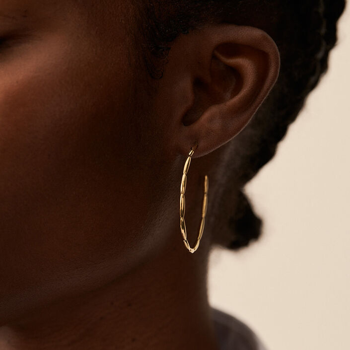 Hoops RADIEUX - Golden - All jewellery  | Agatha