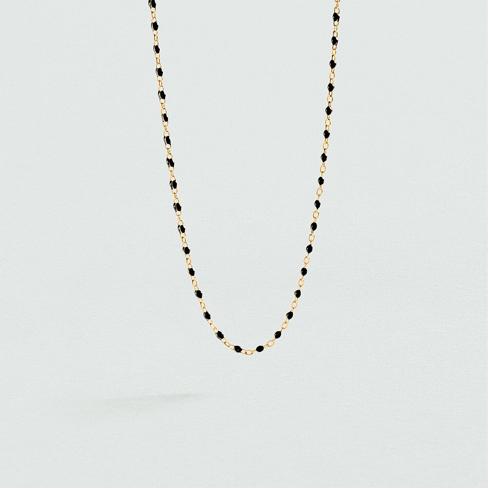 Choker necklace SMARTY - Black / Gold - Choker necklace  | Agatha