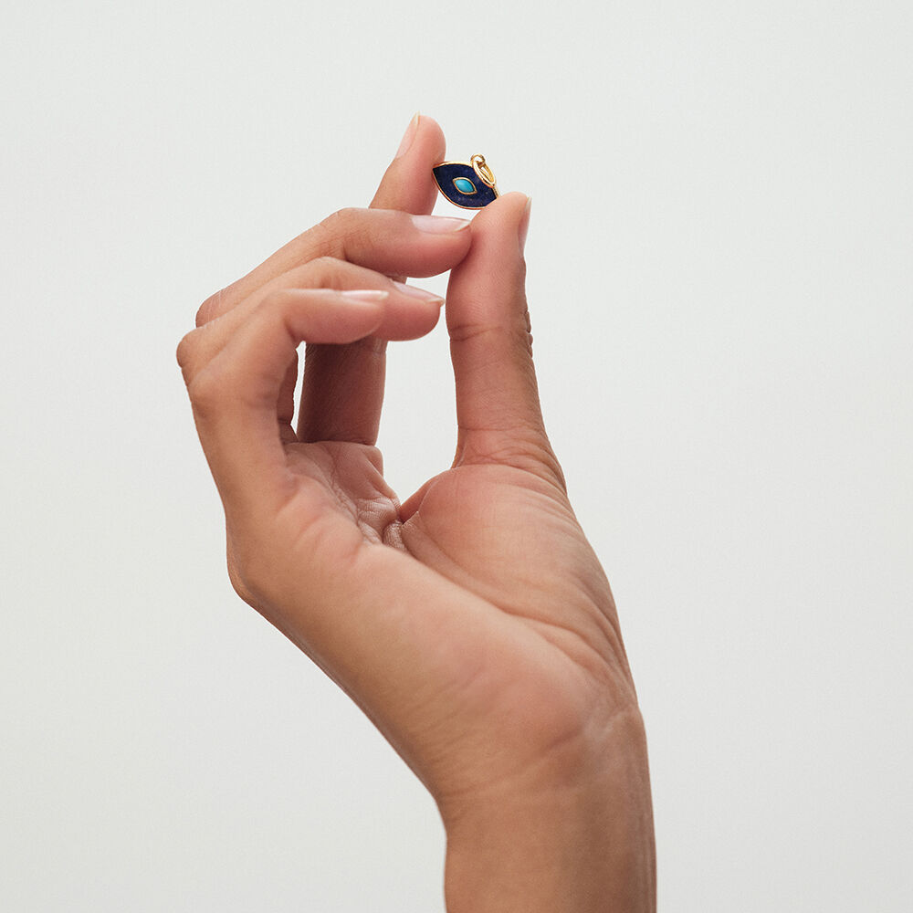Pendant LAPIS EYE - Blue / Gold - Jewellery  | Agatha