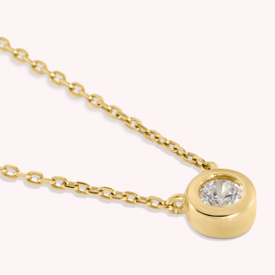 Choker necklace BRILLANT - Crystal / Gold - All jewellery  | Agatha