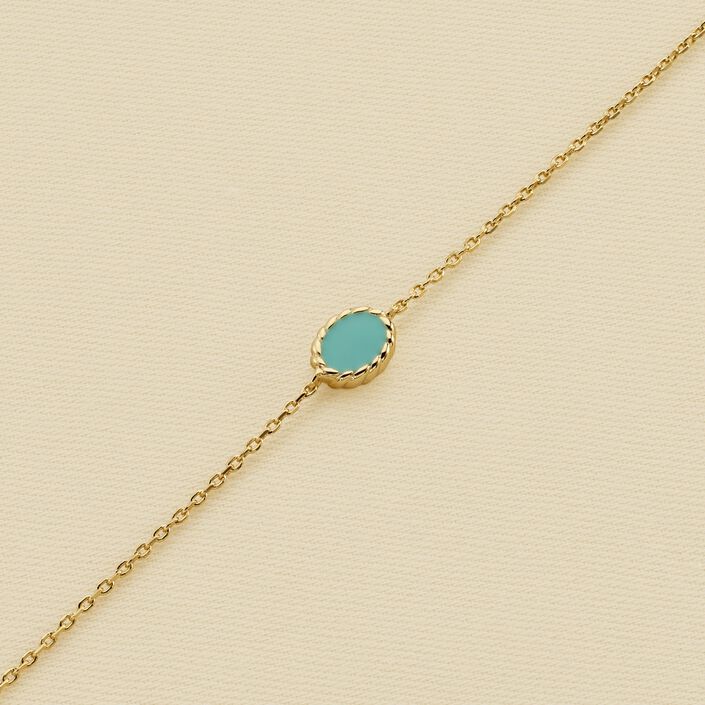 Link bracelet ATMA - Lapis/ blue - All jewellery  | Agatha