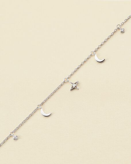 Link bracelet GALAXY - Crystal / Silver - All jewellery  | Agatha