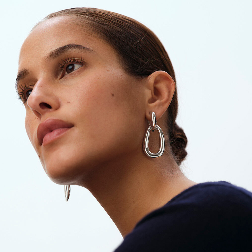 Clip earrings ABBESSES - Silver - Clip earrings  | Agatha