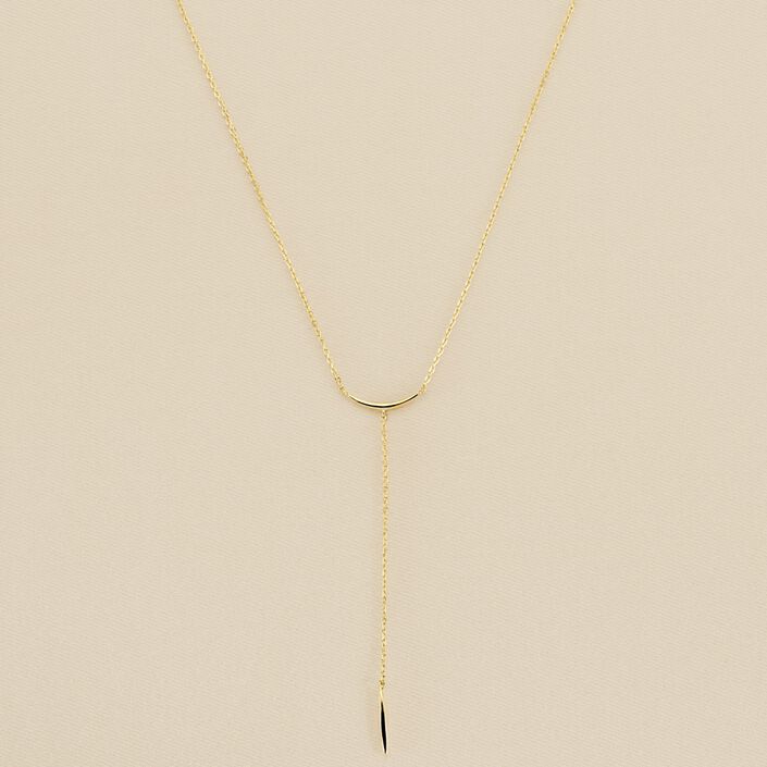 Mid-length necklace RADIEUX - Golden - All jewellery  | Agatha