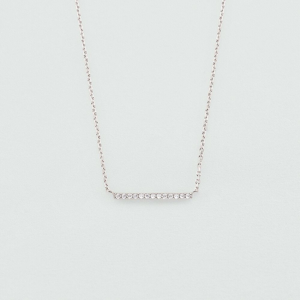 Choker necklace BARSHINE - Crystal / Silver - Choker necklace  | Agatha