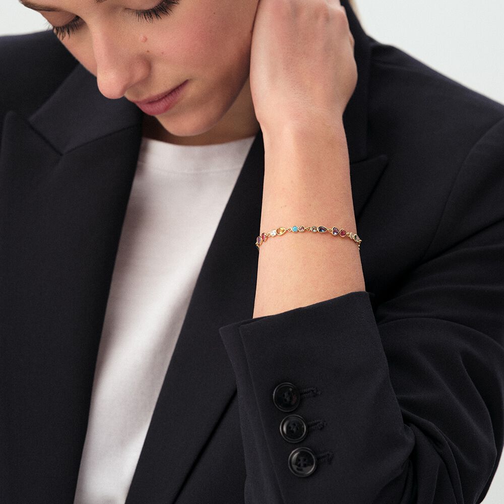 アクセサリー AGATHA Silver 925 Gold Plated Bangle Bangle woman | Agatha