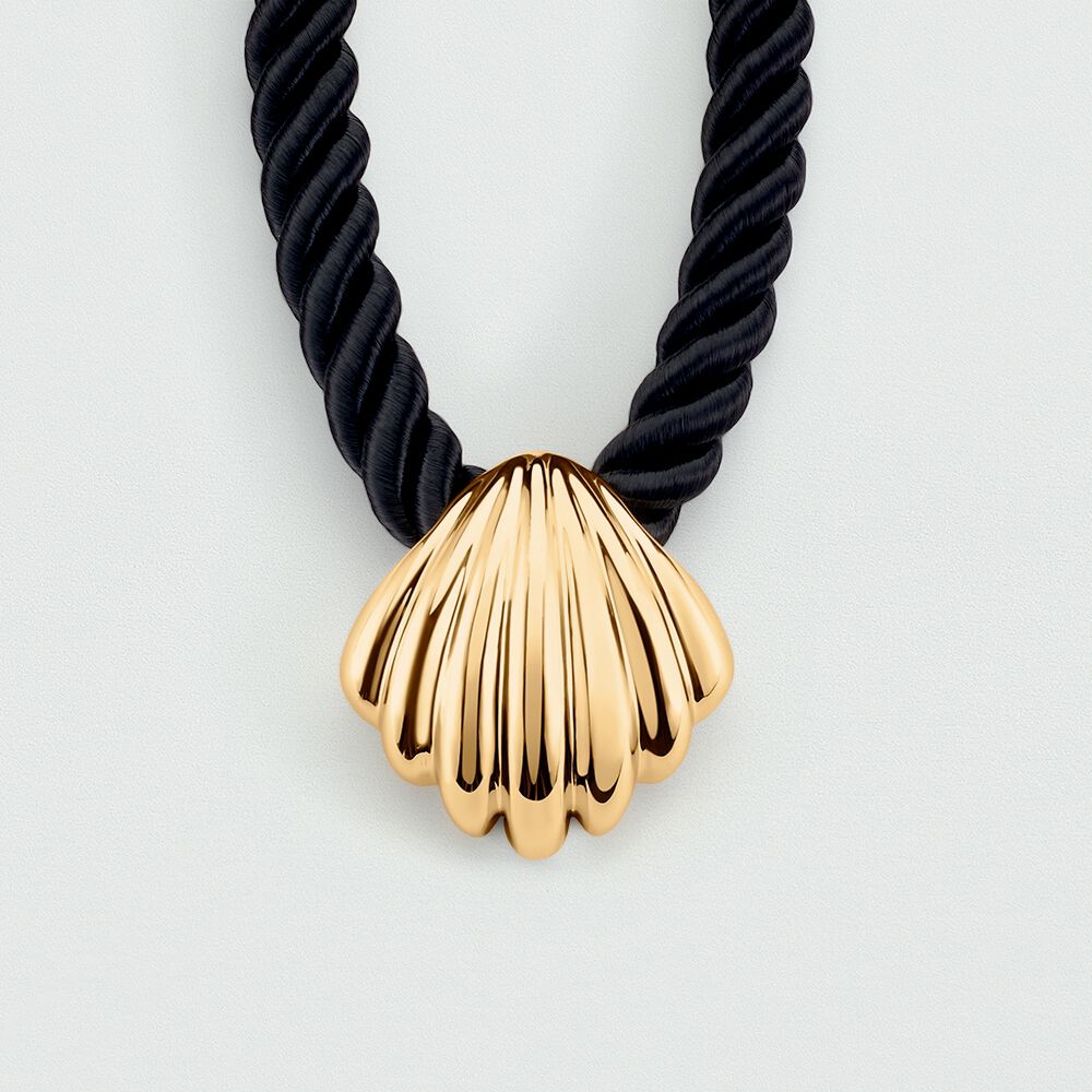 Choker necklace N-13 - Black / Gold - Choker necklace  | Agatha