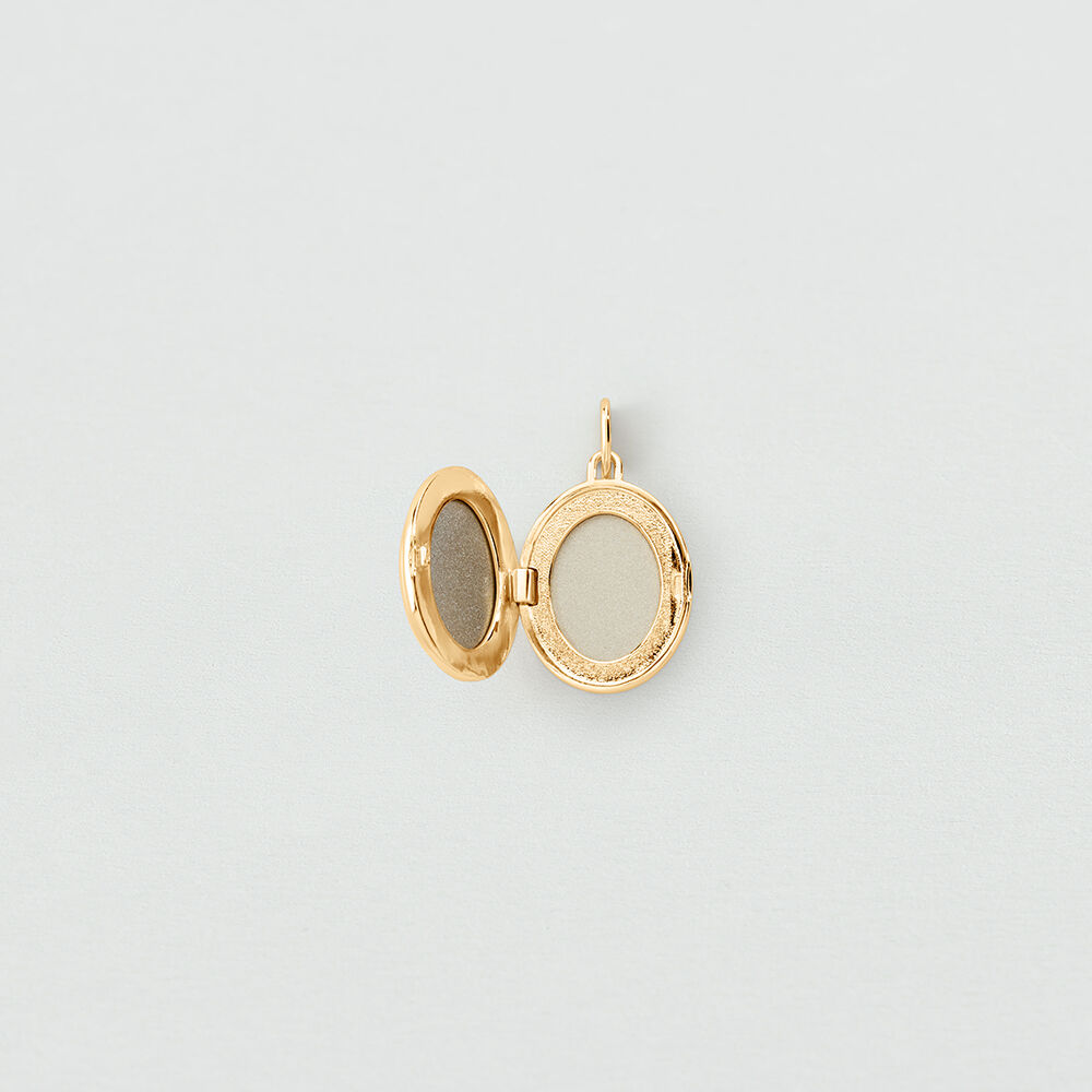 Pendant PEARL LOCKET - Crystal / Golden - Jewellery  | Agatha