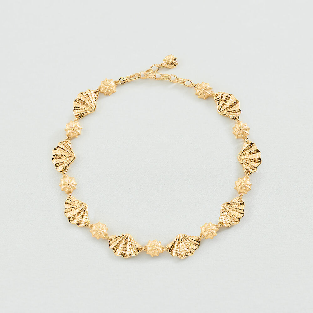 Mid-length necklace CALYPSO - Golden - Necklaces  | Agatha