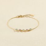 Link bracelet SPACEAG - Multicolor / Gold - All jewellery  | Agatha
