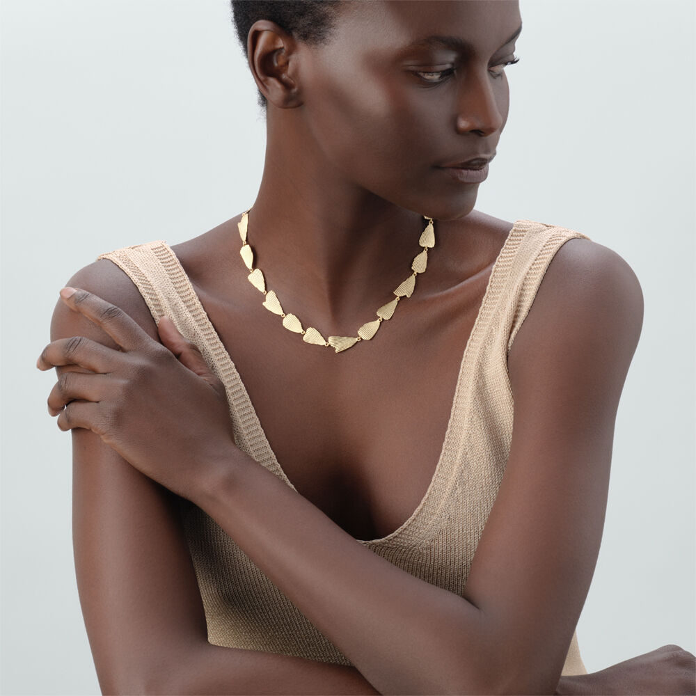 Choker necklace CASSIS - Golden - Choker necklace  | Agatha