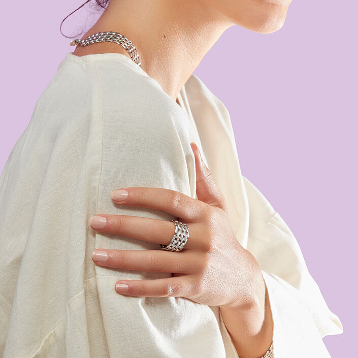 Large ring MINUIT - Silver - All jewellery  | Agatha