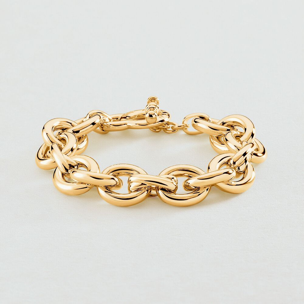Link bracelet XOXO - Golden - Bracelets  | Agatha