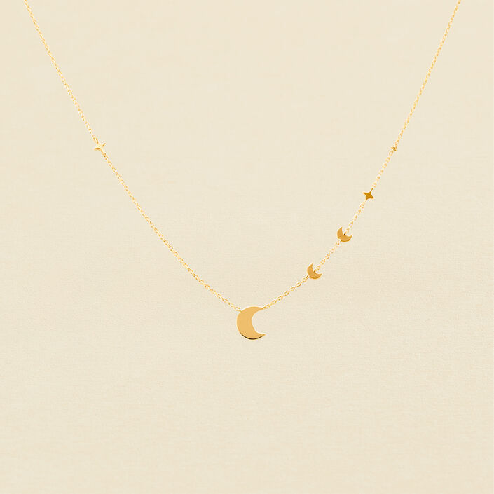 Mid-length necklace LUNAISON - Golden - All jewellery  | Agatha
