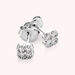Stud earrings BELOVED - Crystal / Silver - All earings  | Agatha