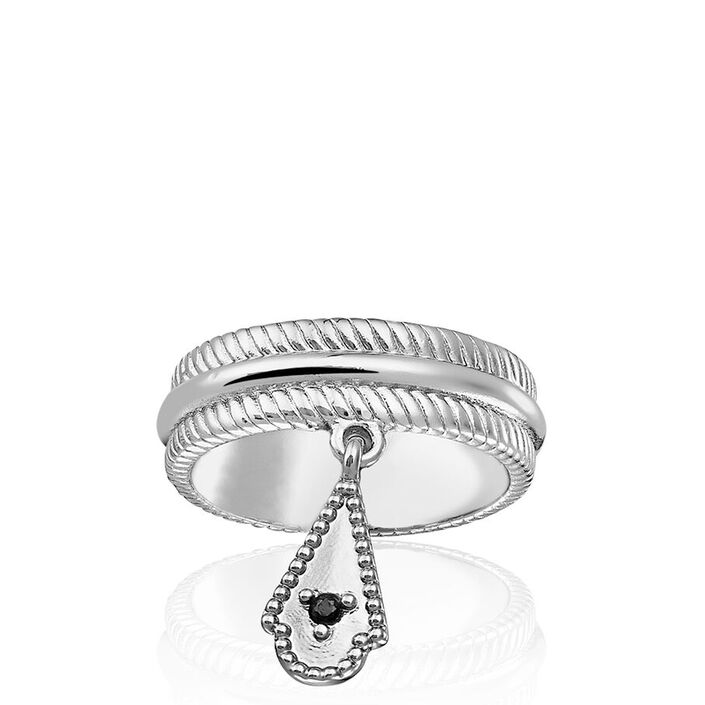 Large ring KARMA - Silver - All jewellery  | Agatha