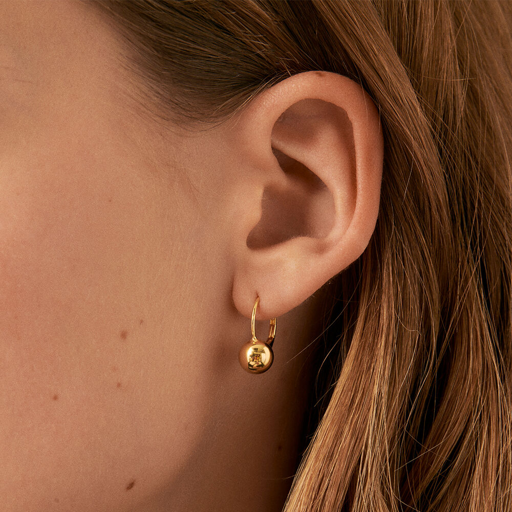 Long earrings BOUL - Golden - All earings  | Agatha