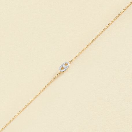 Link bracelet ETREINTE - Silver / Gold - All bracelets  | Agatha