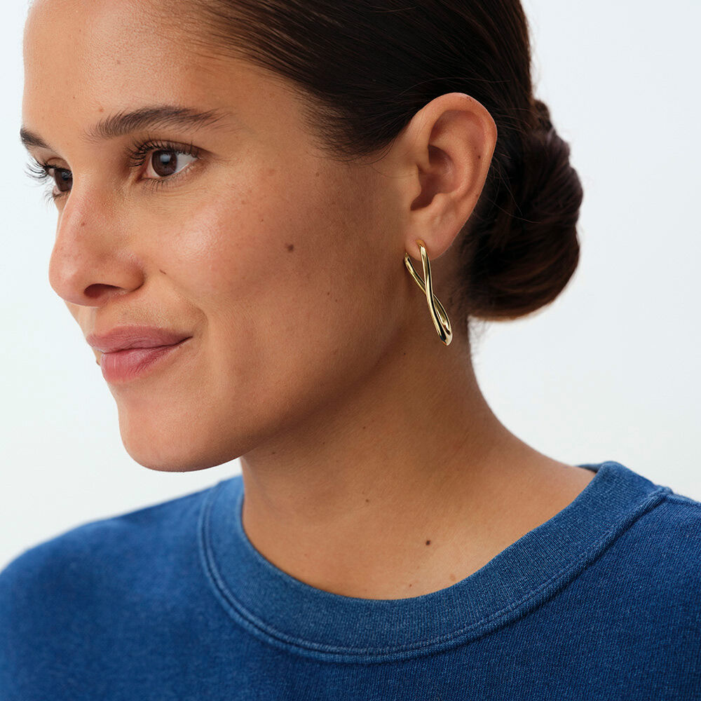 Hoops ABBESSES - Golden - Earrings  | Agatha