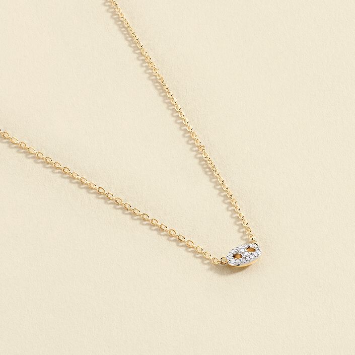 Choker necklace ETREINTE - Silver / Gold - All jewellery  | Agatha