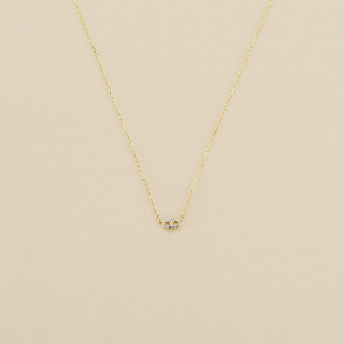 Choker necklace ETREINTE - Silver / Gold - All jewellery  | Agatha