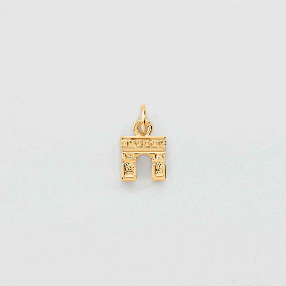 Pendant ARC DE TRIOMPHE - Golden - All charms  | Agatha