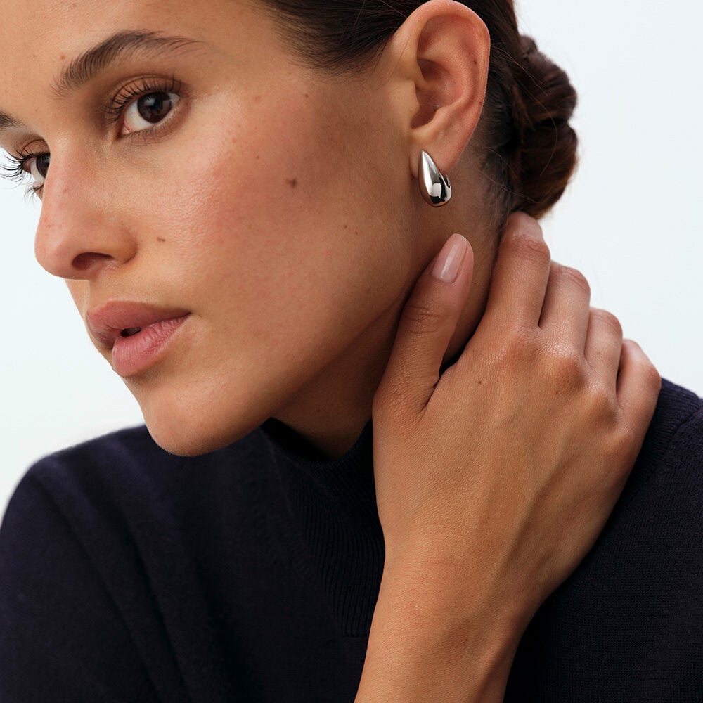 Hoops DANAE - Silver - Earrings  | Agatha
