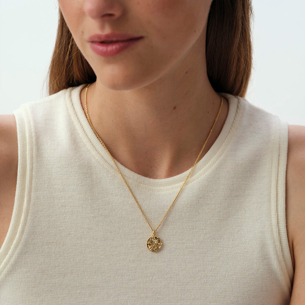 Mid-length necklace PONT DES ARTS - Golden - Atelier parisien  | Agatha