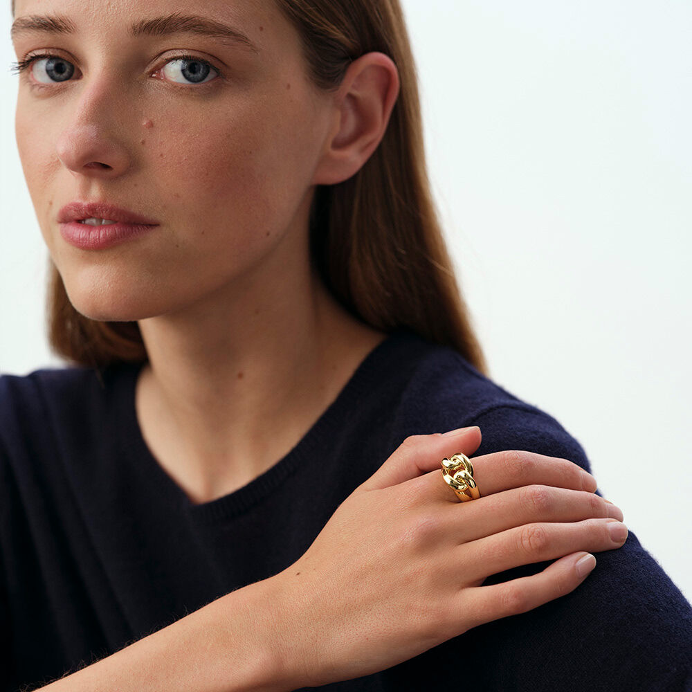 Thin ring REAUMUR - Golden - Rings  | Agatha