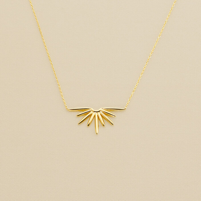 Mid-length necklace RADIEUX - Golden - All jewellery  | Agatha