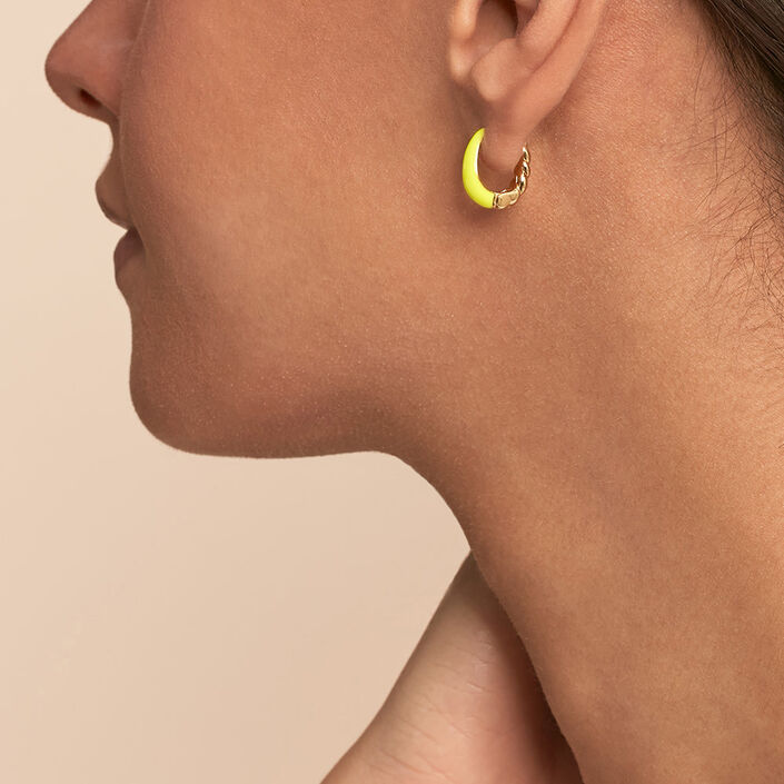 Hoops ATMA - Yellow / Golden - All jewellery  | Agatha
