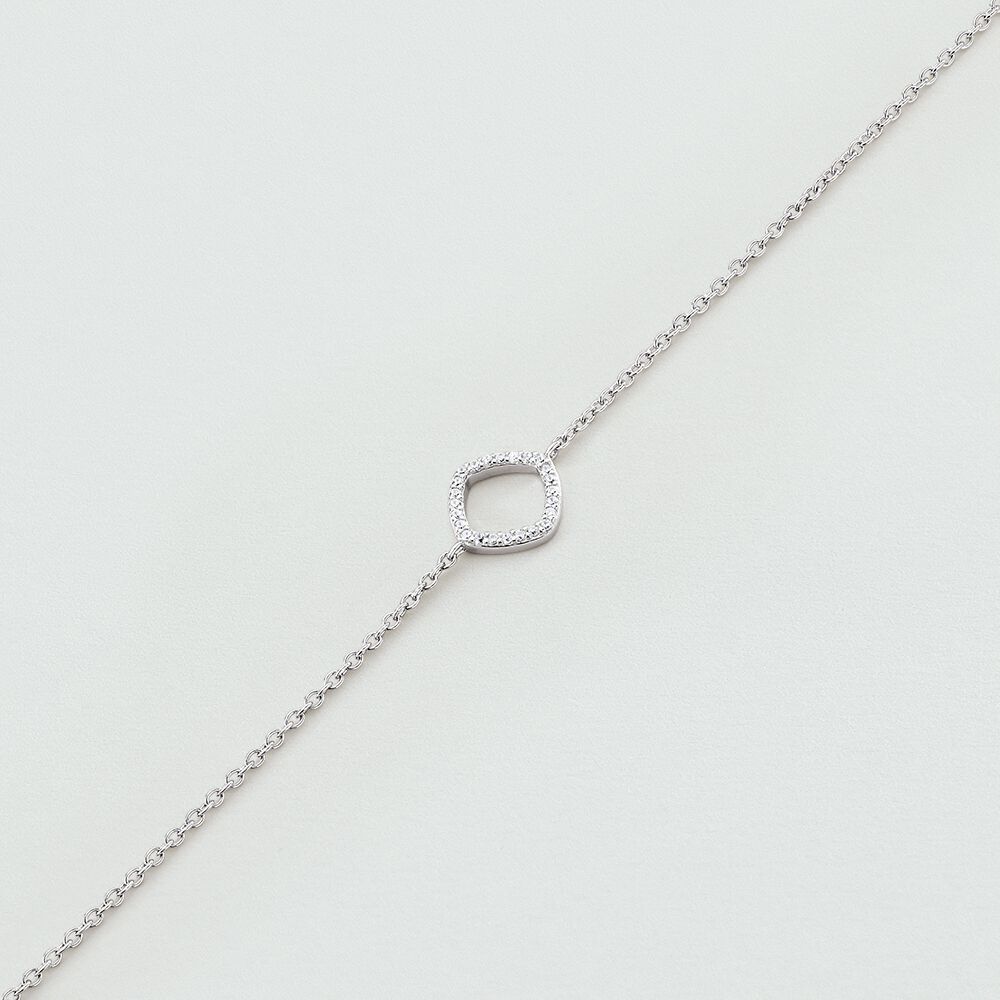 Link bracelet SISSI - Crystal / Silver - Bracelets  | Agatha